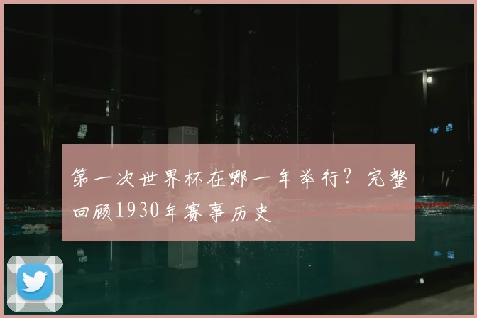 第一次世界杯在哪一年举行？完整回顾1930年赛事历史